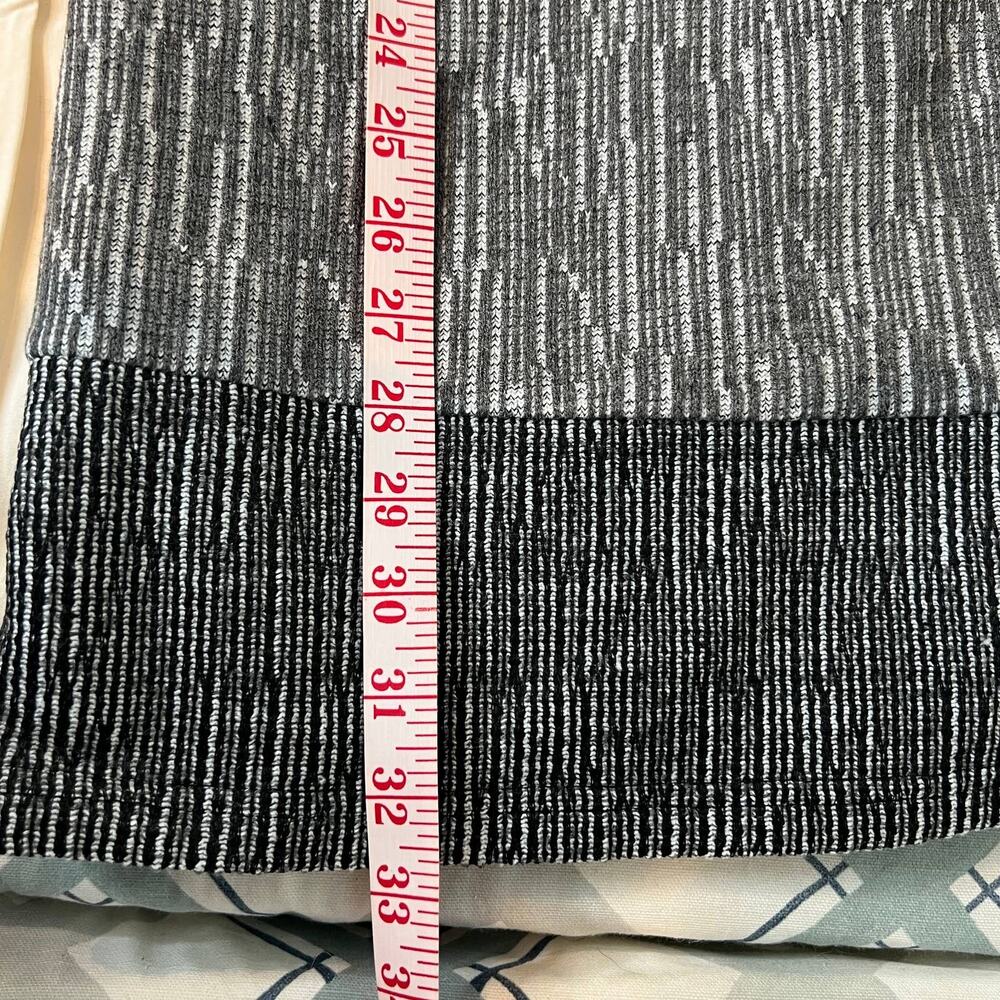 NEW Papillon Textured Liner Print Sweater Dress Grey Size Large - Picture 16 of 16